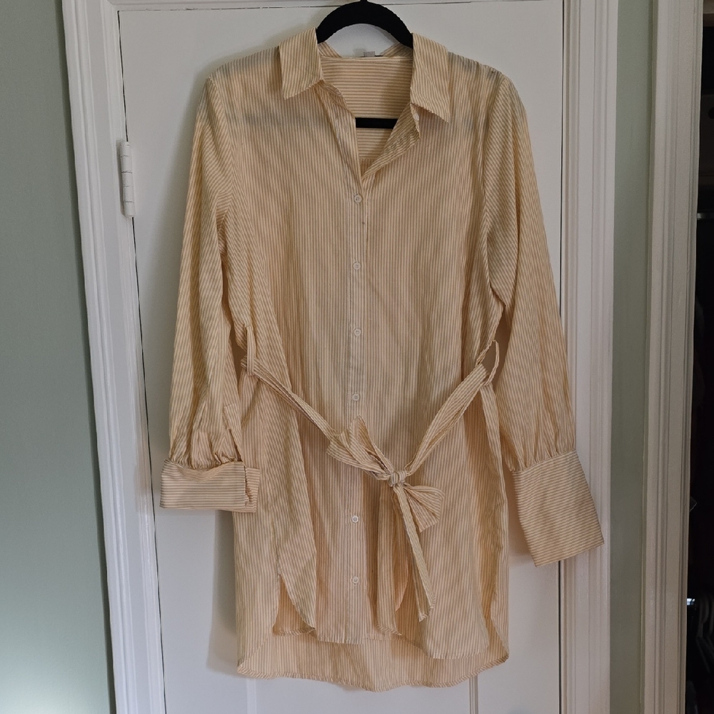 Iris Yellow Striped Shirt